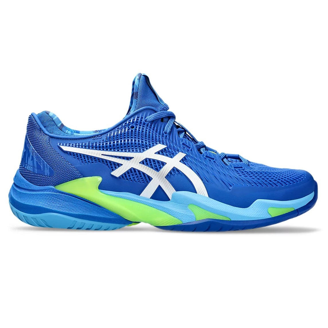 Asics Court FF Novak Blue/Lime Men's Shoes – TennisHub