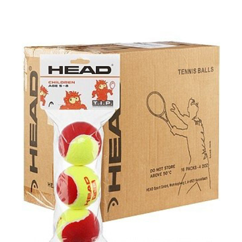 Head T.I.P. Red Tennis Balls (Carton of 48 Balls) TennisHub