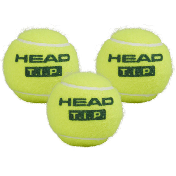 Head T.I.P. Green Tennis Balls (Carton Of 72 Balls) - For Junior