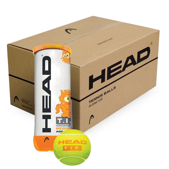 Head T.I.P. Orange Tennis Balls (Carton Of 72 Balls) - For Junior