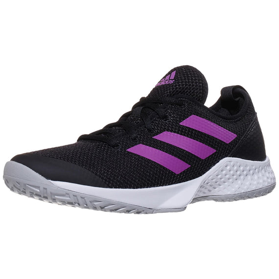 Adidas CourtFlash Black/Lilac Women's Shoes