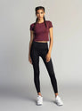 RS x KELLY GALE COLLECTION - KELLY TOP BORDEAUX