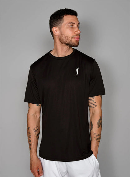 RS MEN'S PERFORMANCE TEE BLACK