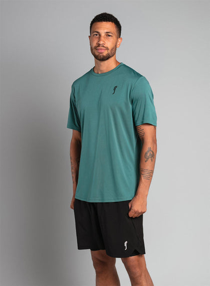 RS MEN'S PERFORMANCE TEE TEAL