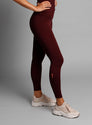 RS WOMEN'S HIGH WAIST TIGHTS BALL POCKET BACKSIDE BORDEAUX