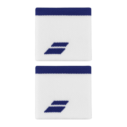 Babolat Logo Wristband White/Sodalite Blue