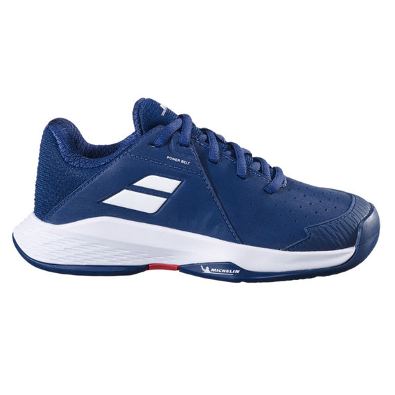 Babolat Propulse 3 AC Navy/White Junior Shoes