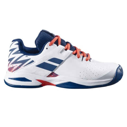 Babolat Propulse AC White/Blue Junior Shoes