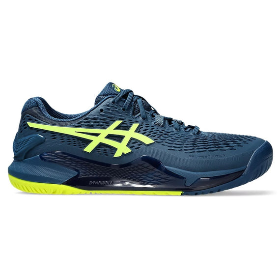 Asics Gel Resolution 9 WIDE(2E) Blue/Yellow Men's Shoes