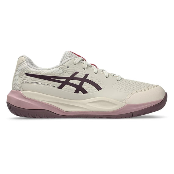 Asics Gel Resolution X GS Beige/Purple Junior Shoes