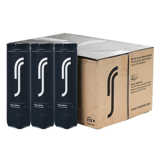 RS Black Edition Tennis Balls (Carton of 72 Balls , 24x3)