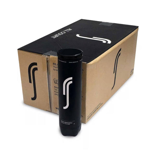 RS Black Edition Tennis Balls (Carton of 72 Balls, 18x4)