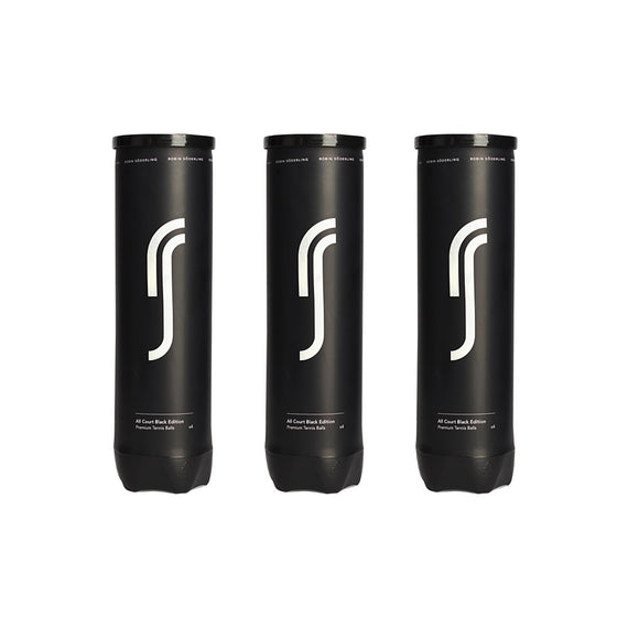 RS Black Edition Tennis Balls (Can of 4)