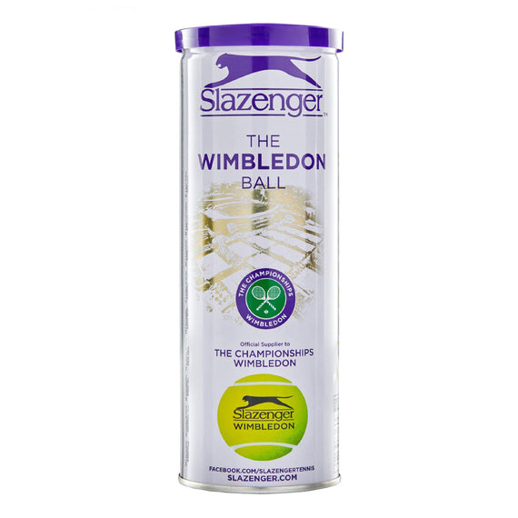 Slazenger Wimbledon Tennis Balls (Can of 3)