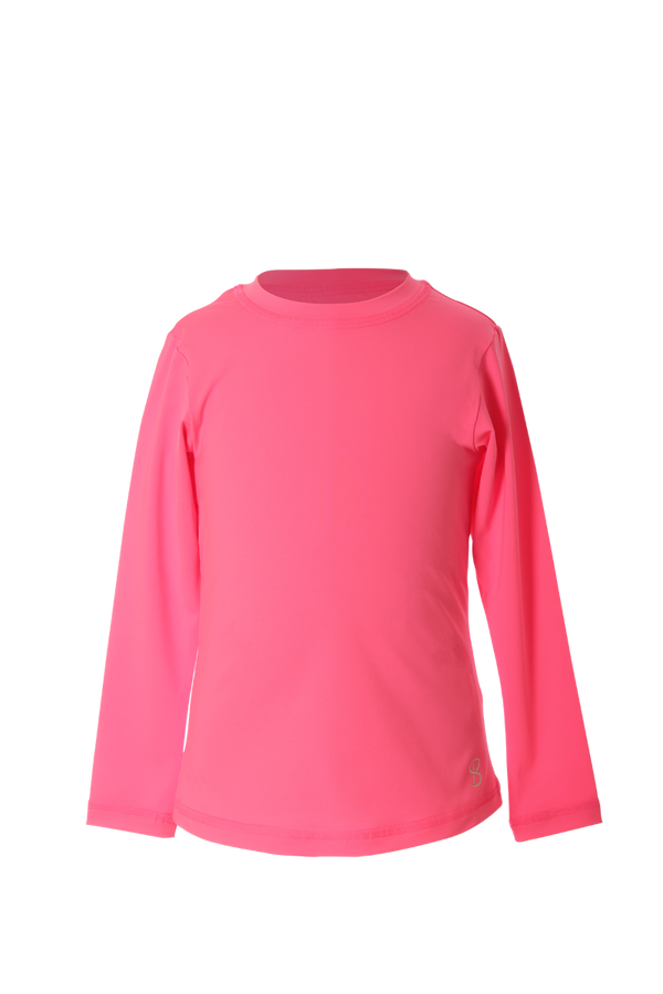 Sofibella UV Colors Girls Long Sleeve Neon Pink 4513
