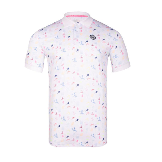 Bidi Badu Idir Tech Men Polo White/Mixed