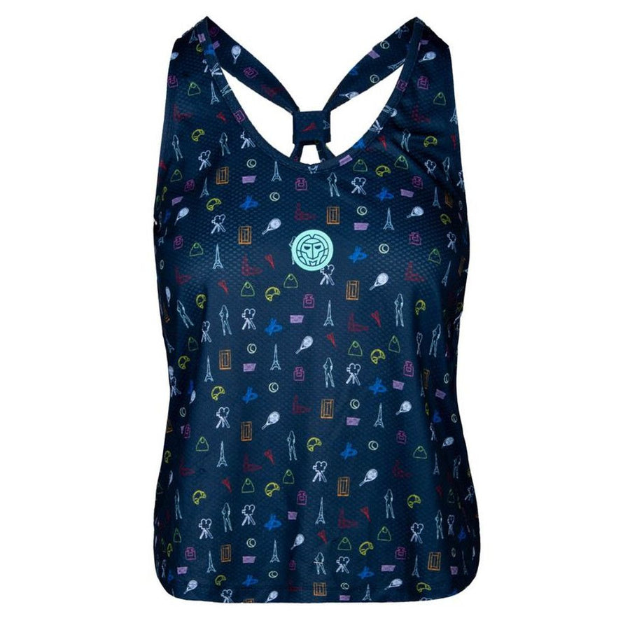 Bidi Badu Ivie Tech Women Tank Navy Mixed