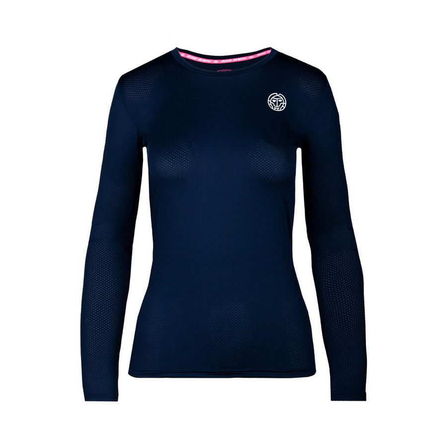 Bidi Badu Pia Tech Women Roundneck Longsleeve Navy