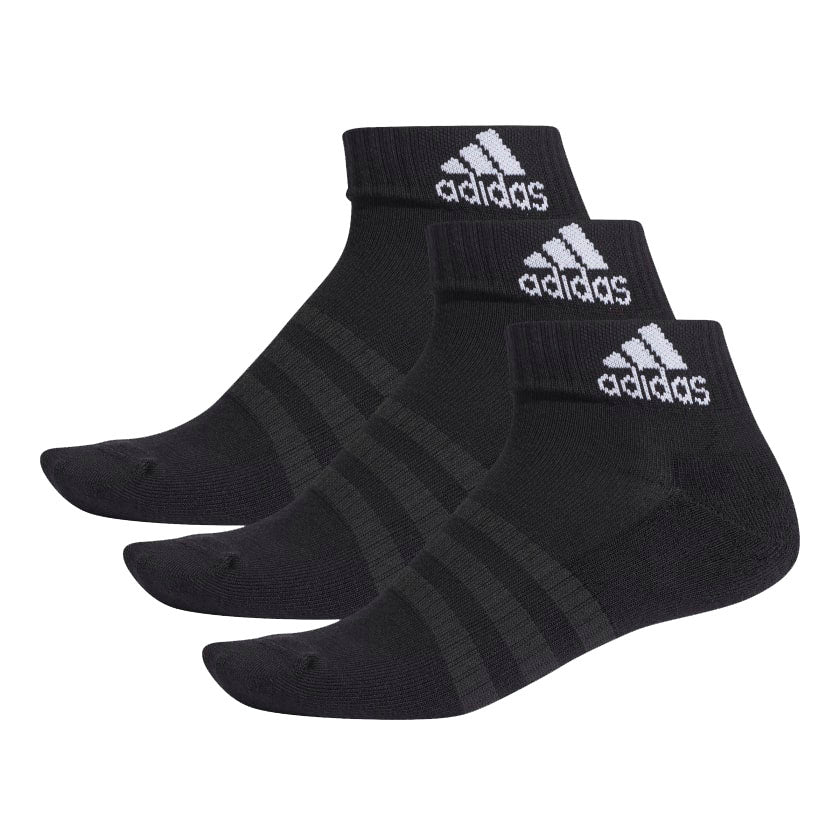 Adidas Cushioned Ankle Socks Black (3-Pack) – TennisHub