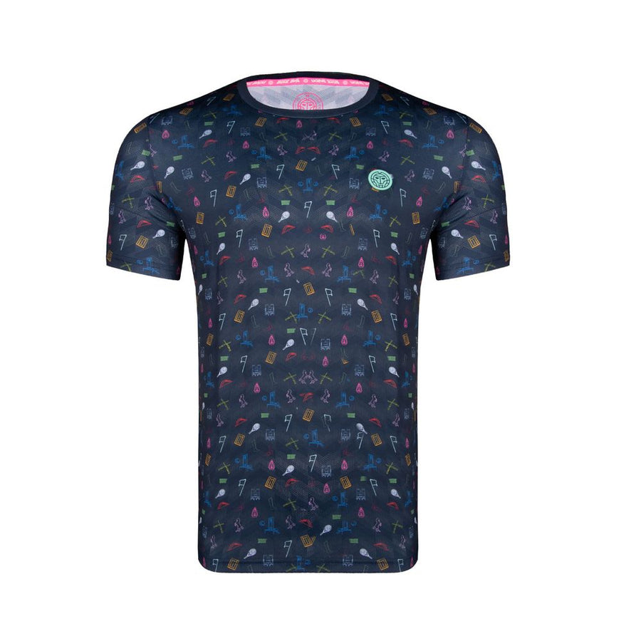 Bidi Badu Deon Tech Boys Tee Navy/Mixed