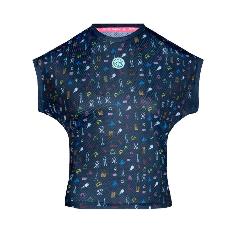 Bidi Badu Fayola Tech Girls Tee Navy/Mixed