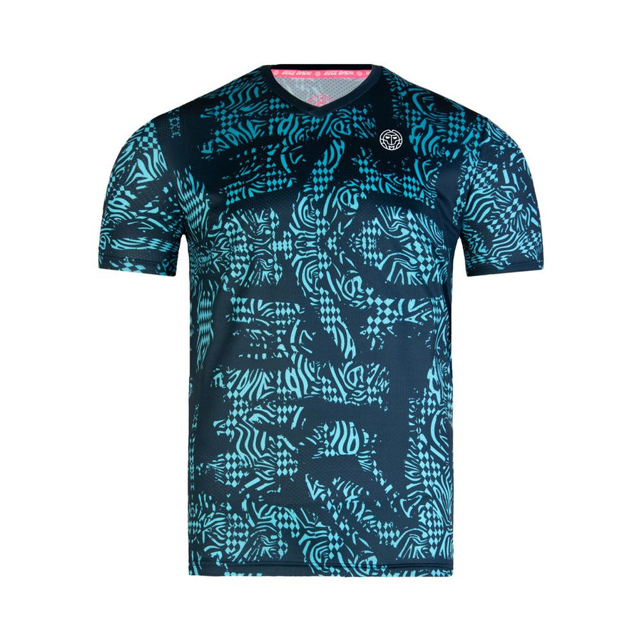 Bidi Badu Owusu Tech Boys Tee Navy/Aqua