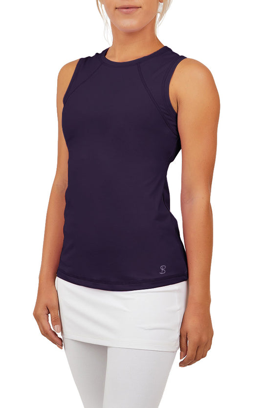 Sofibella UV Colors Women Sleeveless Plum 7003
