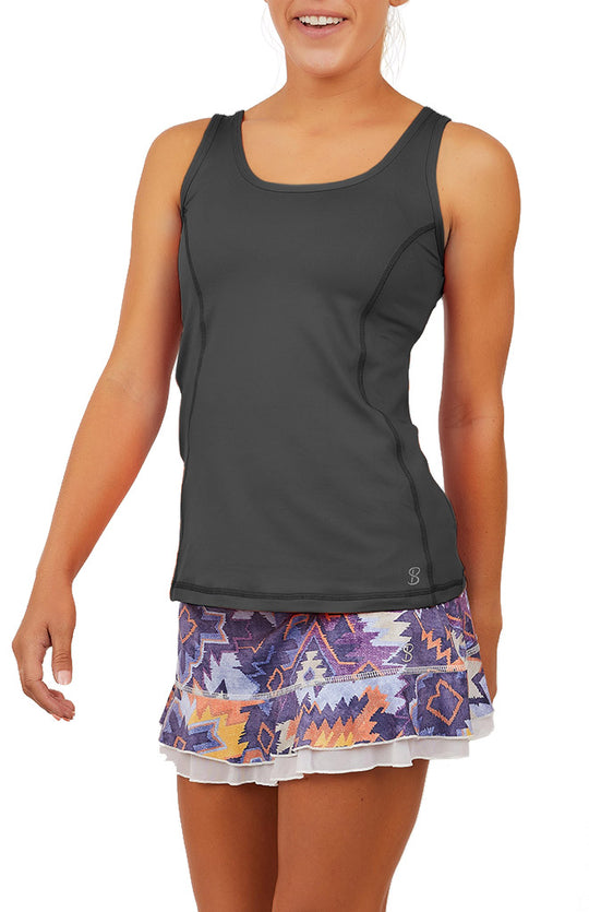 Sofibella UV Colors Women X Tank Grey 7015