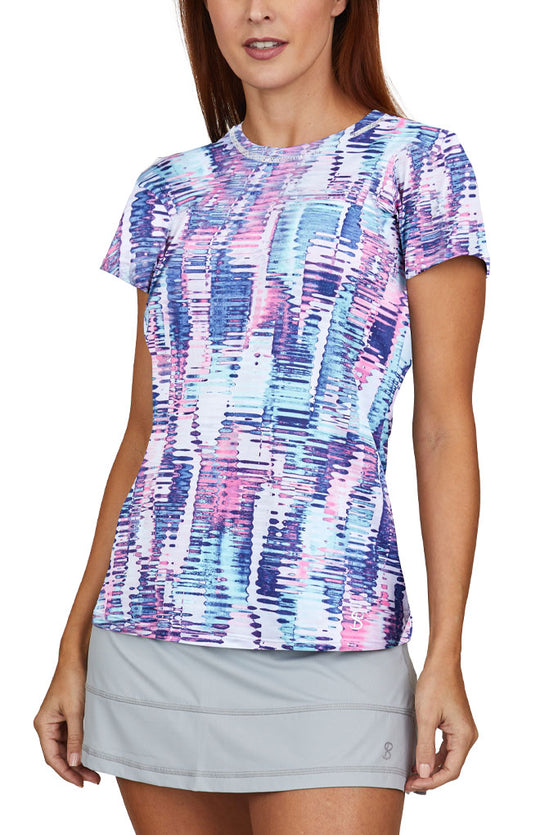 Sofibella UV Feather Women Short Sleeve Vibes 7012F