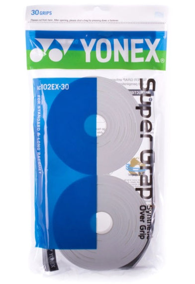 Yonex Super Grap Overgrip White (30-Pack)